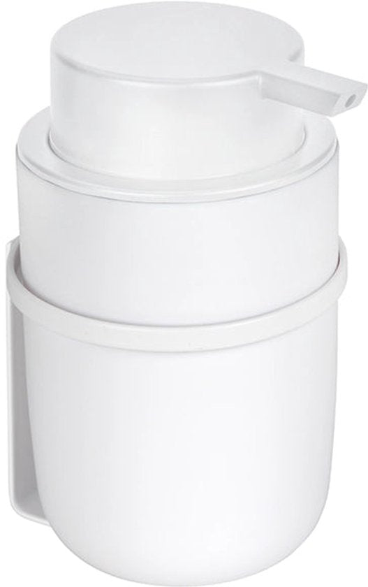 Wenko Zelfklevende wand zeepdispenser - Zwart - 250 ml