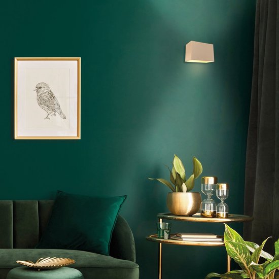 Muro 3365CR wandlamp – crème, modern ontwerp, 13x7,5x9 cm, Steinhauer, ideaal voor kleinere ruimtes en dimbaar met G9 fitting