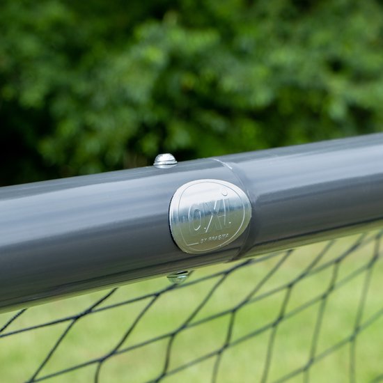AXI Voetbaldoel Cristiano 180x120cm Antraciet - Incl. grondankers - gepoedercoat stalen frame