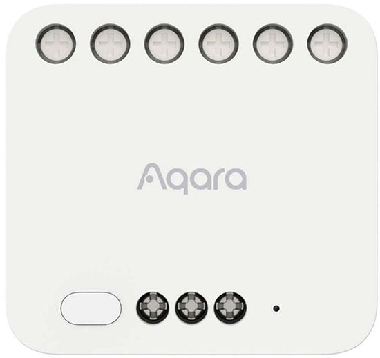 Aqara Dual Relay Module T2 slimme inbouwschakelaar 2 kanalen Zigbee Matter