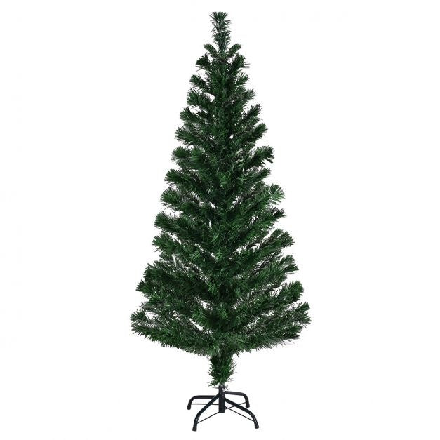 Coast Kunstkerstboom met Gekleurde Glasvezel Verlichting - 150cm - Groen