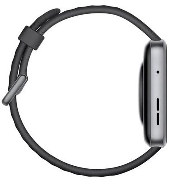 HUAWEI WATCH FIT 4 - Zwart Fluorelastomeer Horlogeband - Ultra slank design | Geavanceerde sportmodi | Tot 10 dagen batterijduur | Compatibel met iOS en Android