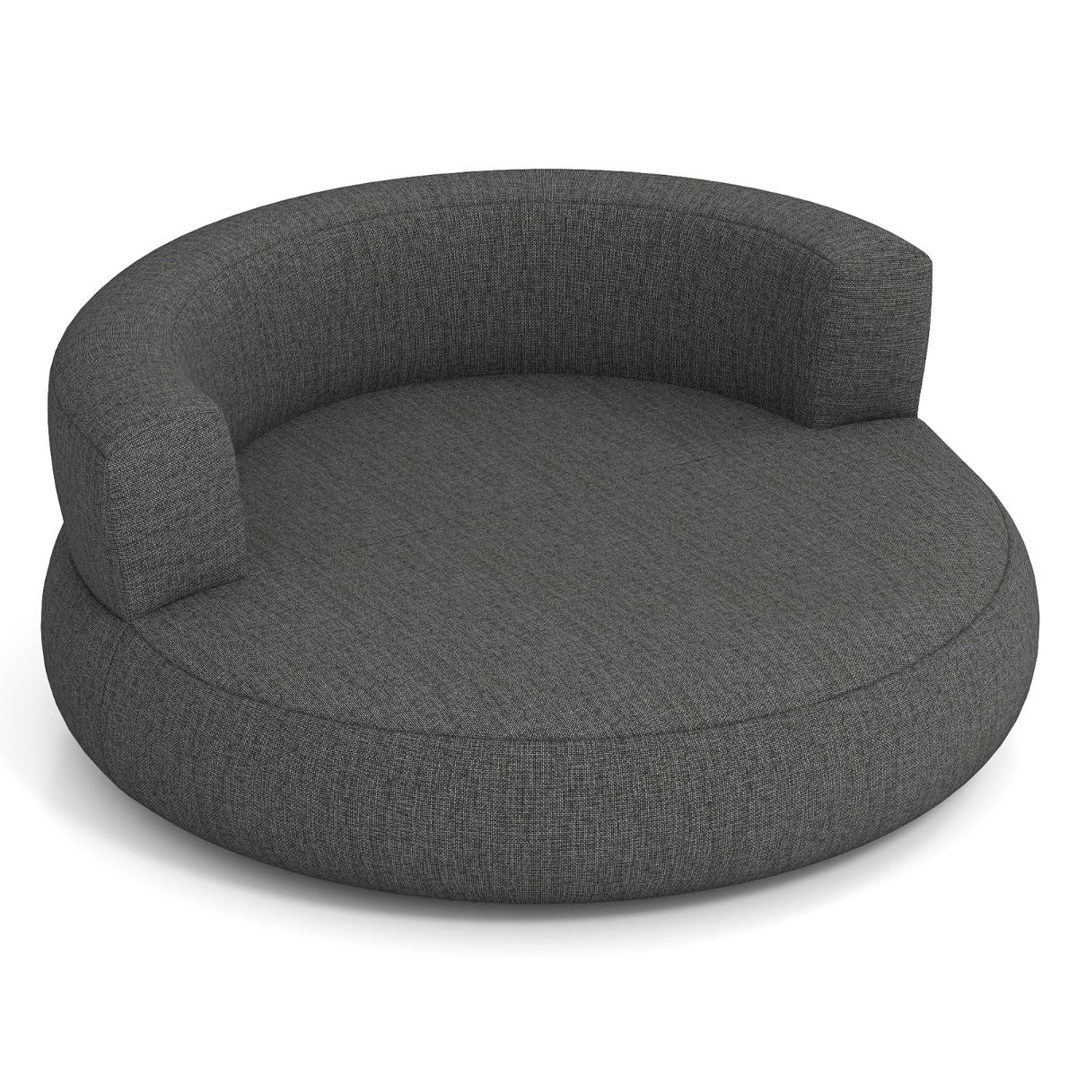Coast Opblaasbare Bank - ergonomisch ontwerp - afneembare hoes - grijs - 160 x 164 x 61 cm