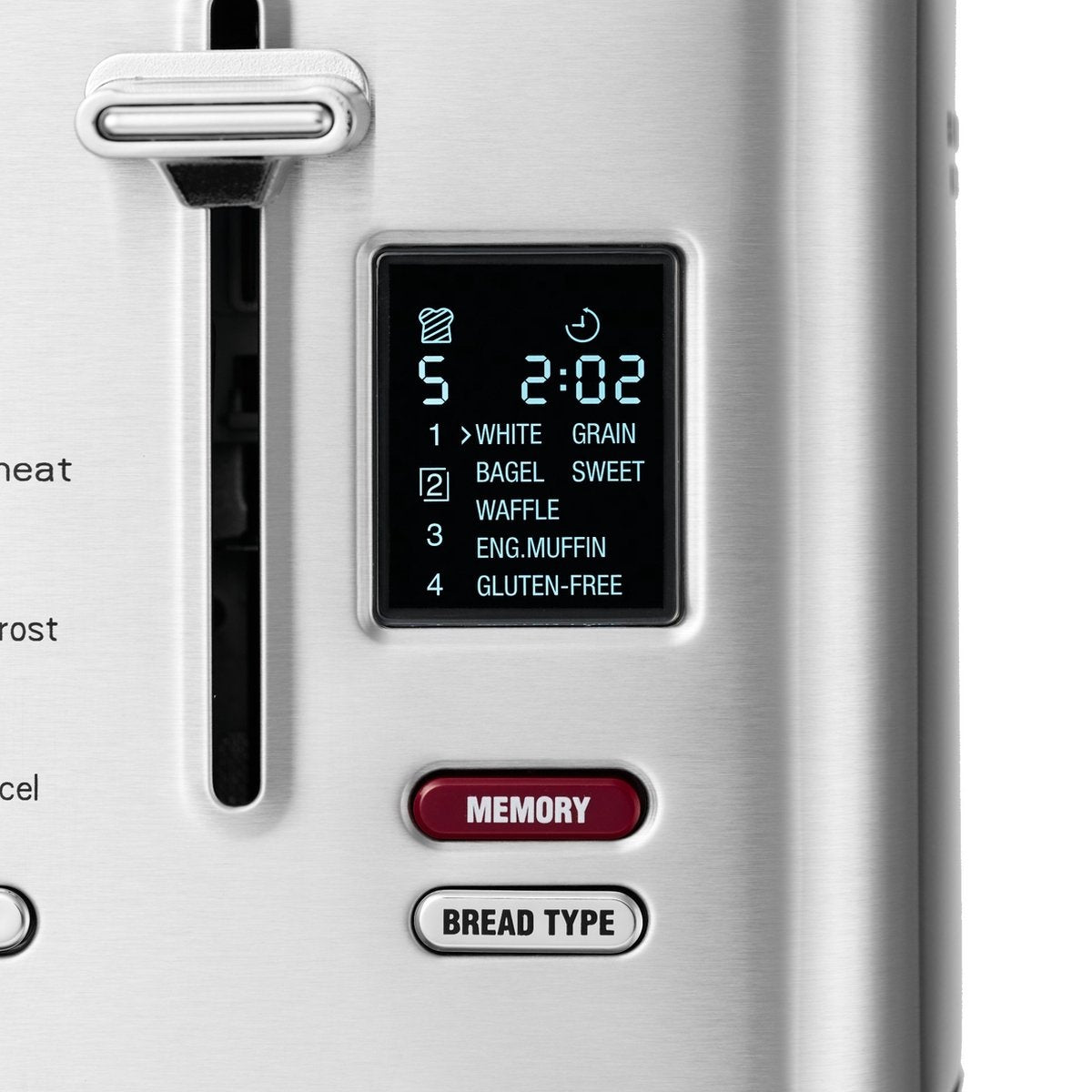Solis Flex Toaster 8004 - Toaster Broodrooster - Met geheugenfunctie - Zilver