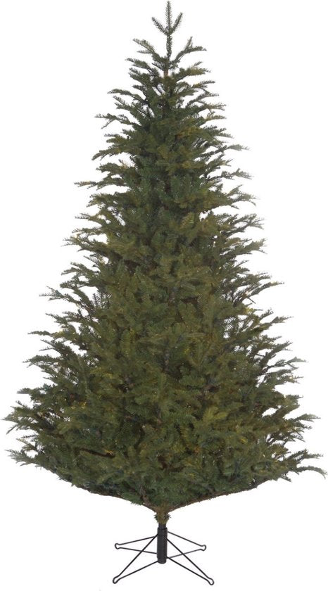 Black Box Trees Frasier Boom - Kerstboom met Natuurlijke Vorm - Kerstversiering voor Binnen - Kunstboom met Scharnierconstructie - Hoogte 185 x Diameter 124 cm - Groen