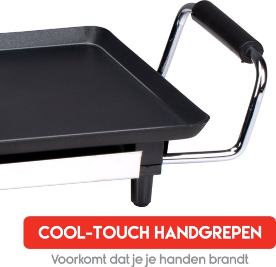 alpina Teppanyaki Bakplaat - Grillplaat - Gourmetstel 4 Personen - 70 x 23cm - 2000W