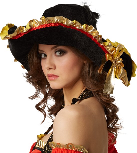 Dressforfun Vrouwenkostuum sexy zeeroversbruid XXL - verkleedkleding kostuum halloween verkleden feestkleding carnavalskleding carnaval feestkledij partykleding - 301783