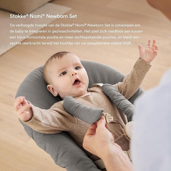 Stokke® Nomi® Newborn Set - Zwart/Grijs Blauw