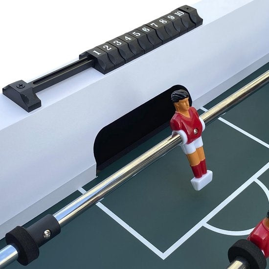 Cougar Scorpion Kick TS opklapbare Voetbaltafel - Tafelvoetbal - Wit