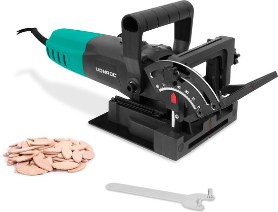 VONROC Lamellenfrees 900W – Deuvelfrees – Incl. 50 lamellen (mt. 20) en stofopvangzak