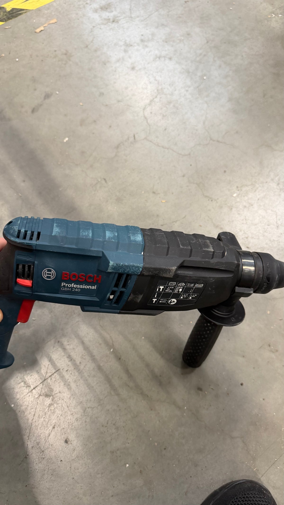 Bosch Professional GBH 240 - Boorhamer - Inclusief handgreep en diepteaanslag