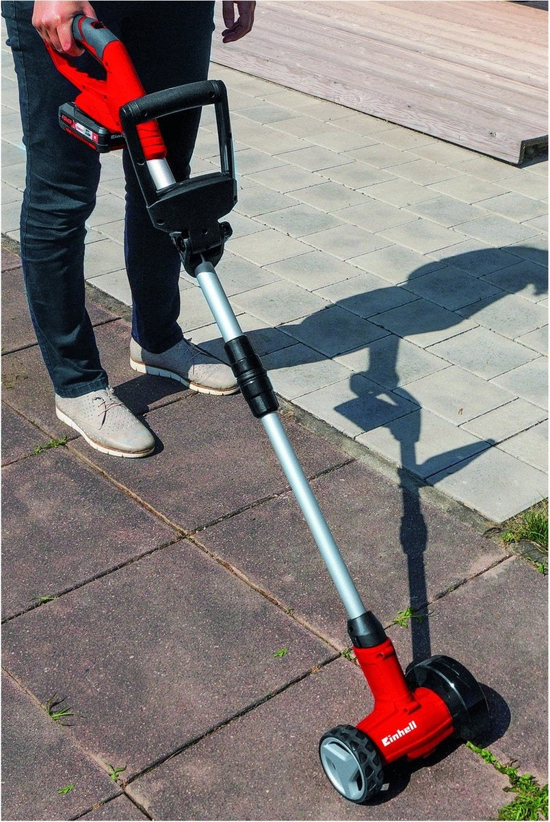 Einhell Accu Voegenreiniger GE-CC 18 Li Solo - Power X-Change - 18V/Li-ion - 1200 t/min - Borsteldiameter: 10 cm - Incl. staal- en nylonborstel - Excl. accu en lader