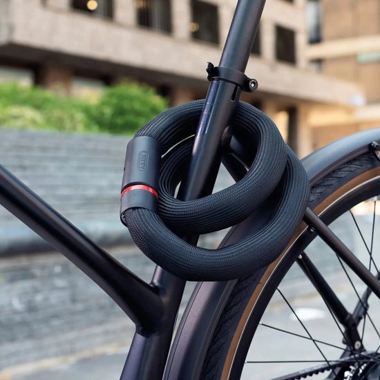 Fietsslot ABUS Kettingslot - Goose Lock 6206K - Security level 7 - zwart - 110 cm - Geschikt voor elektrische fietsen en stadsfietsen