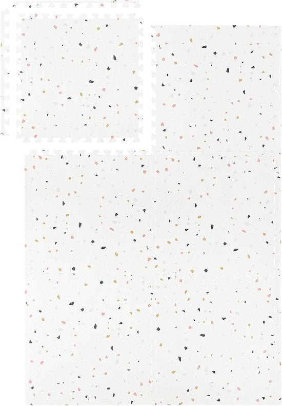 NilaFee™ - Luxe Speelmat - Foam - Baby - Speelkleed - Kruipmat - 180 x 120 x 1.5 cm - Puzzelmat - Opbergtas - Classic Wit