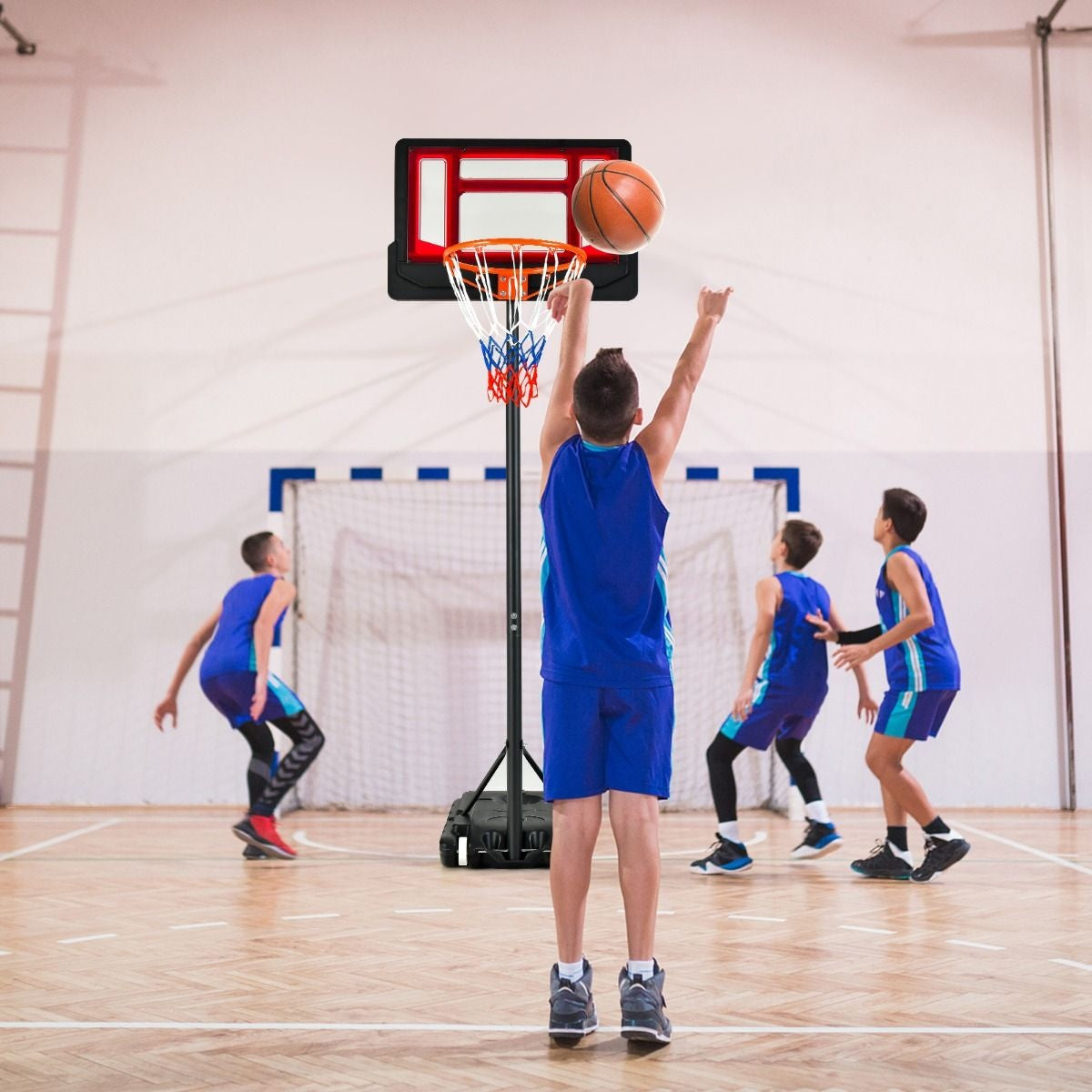 Coast Basketbalstandaard met Basketbalkorf - 154-210 cm - Verstelbare Hoogte