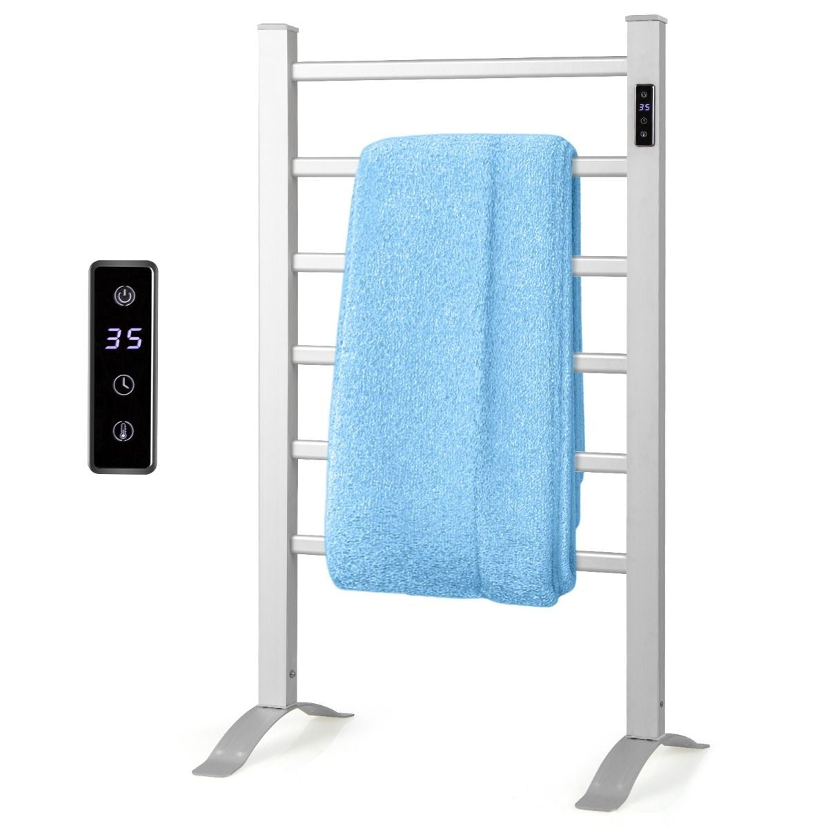 Coast Handdoekrek met Verwarming Handdoekverwarmer - Met Timer - 54 cm x 35 cm x 91 cm