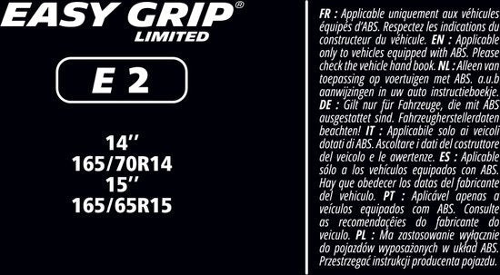 Michelin Easy Grip Limited Sneeuwkettingen - EG-E2