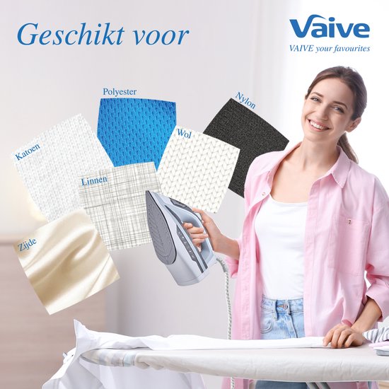 VAIVE SteamMaster 2600 Strijkijzer - Stoomstrijkijzer - Iron - stoomstrijkijzers - 2600W - 350 ML - Spray- en Stoomstootfunctie