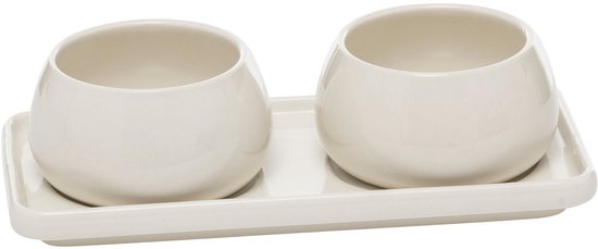 Secret de Gourmet Nora Aperitief set - 3-delig - Wit