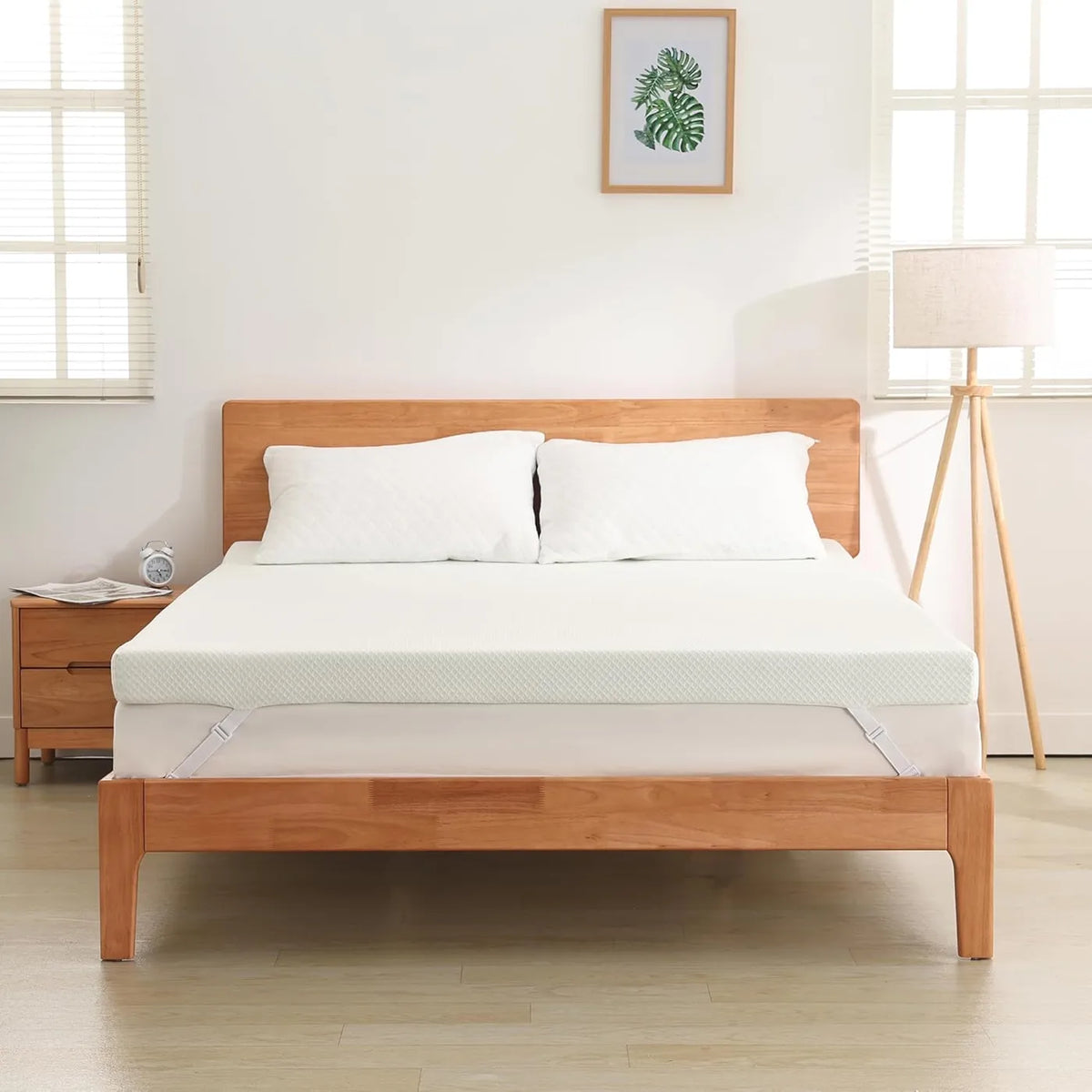 Ego Home Gel Matrastopper 140 x 200 x 9 cm - Koudschuim met Groene Thee - Hardheid H2 - Afneembare Wasbare Hoes