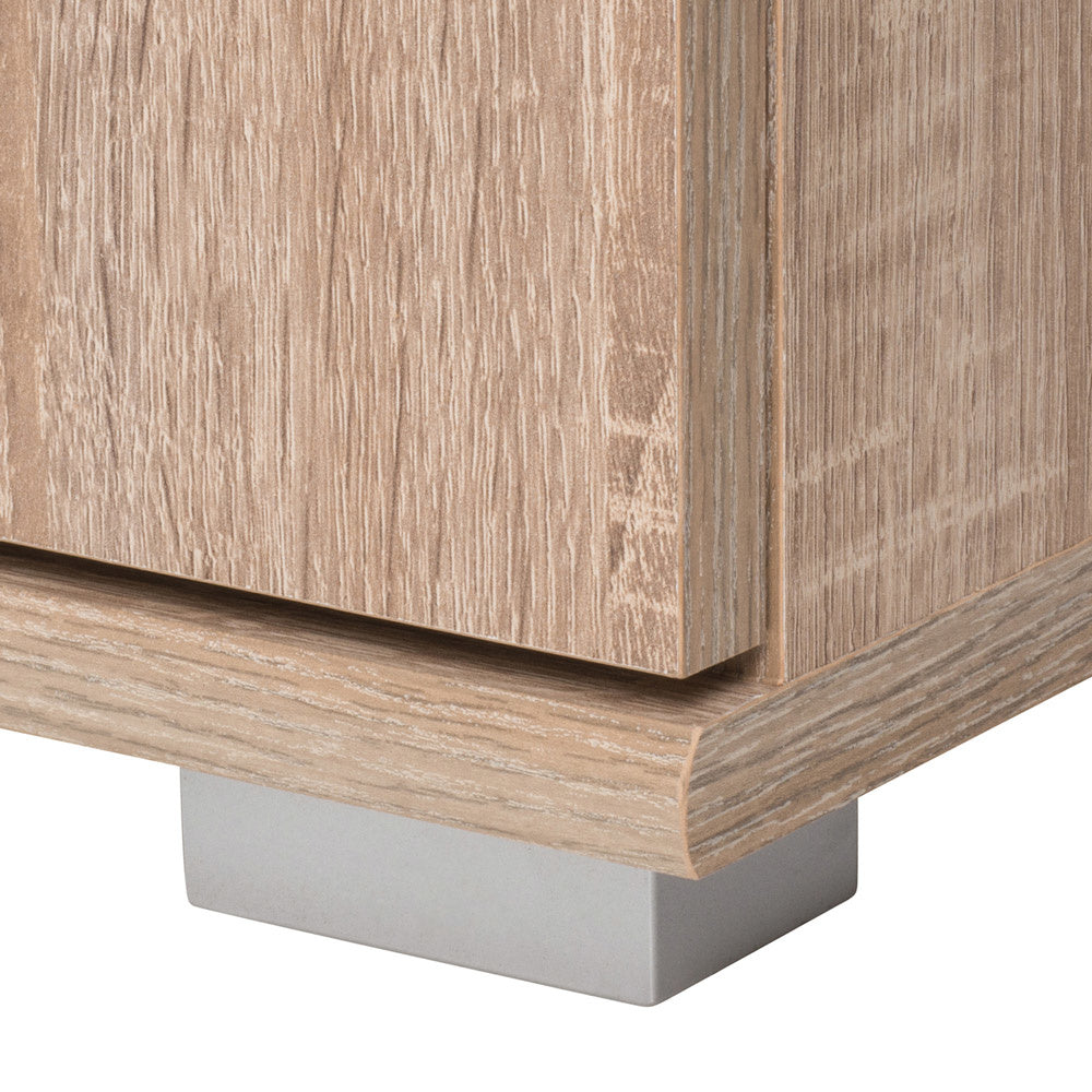 Casaria Dressoir Alba – 3 Deuren 2 Laden MDF - 107x75x35 cm Eiken