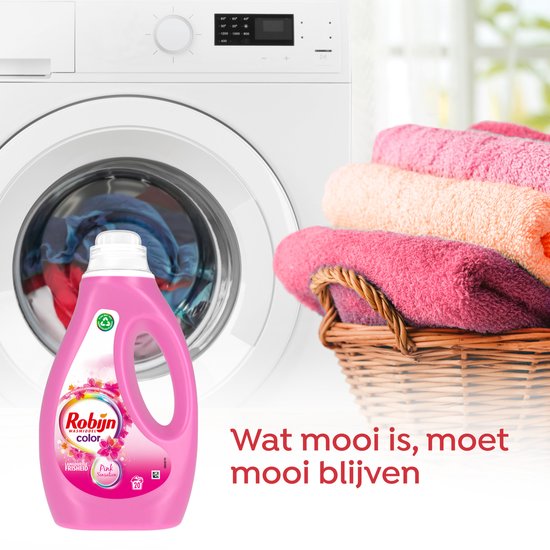 Robijn Color Pink Sensation Vloeibaar Wasmiddel 20 wasbeurten