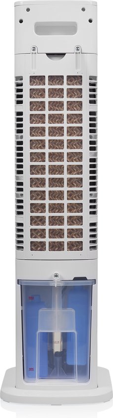 Princess Slimme Aircooler met App & Afstandsbediening – Luchtkoeler Zonder Slang – 3,5L Waterreservoir – Oscillerende Ventilator met Verkoeling – Mobiele Air Cooler voor Slaapkamer, Woonkamer, Kantoor – Wit – Energiezuinig – Timer - 358640