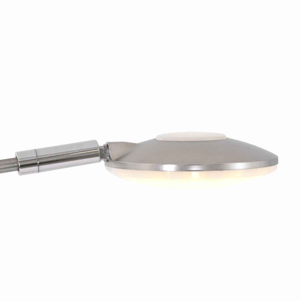 Vloerlamp Synna 1327ST – Draaibaar, dimbare LED booglamp van staal en glas, Modern design, Mexlite, met 5 lichtbronnen (4.5W) en snoer van 235 cm