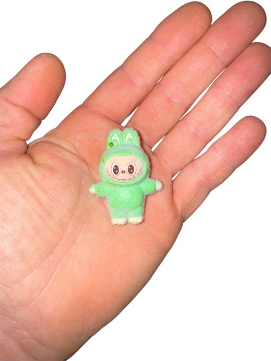 Kawaii Monster Beeldje - Macaron Stijl - 4,5 cm - Staand - Wit - PVC Figuur - Verrassingscadeau - Decoratie & Speelgoed voor Kinderen
