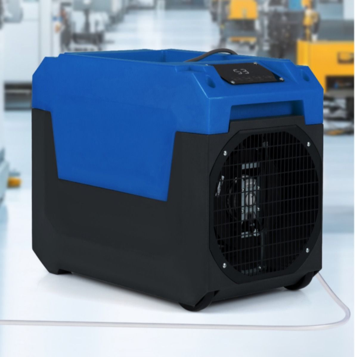 Coast Industriële Luchtontvochtiger - 66 liter per dag - met pomp en afvoerslang - blauw/oranje