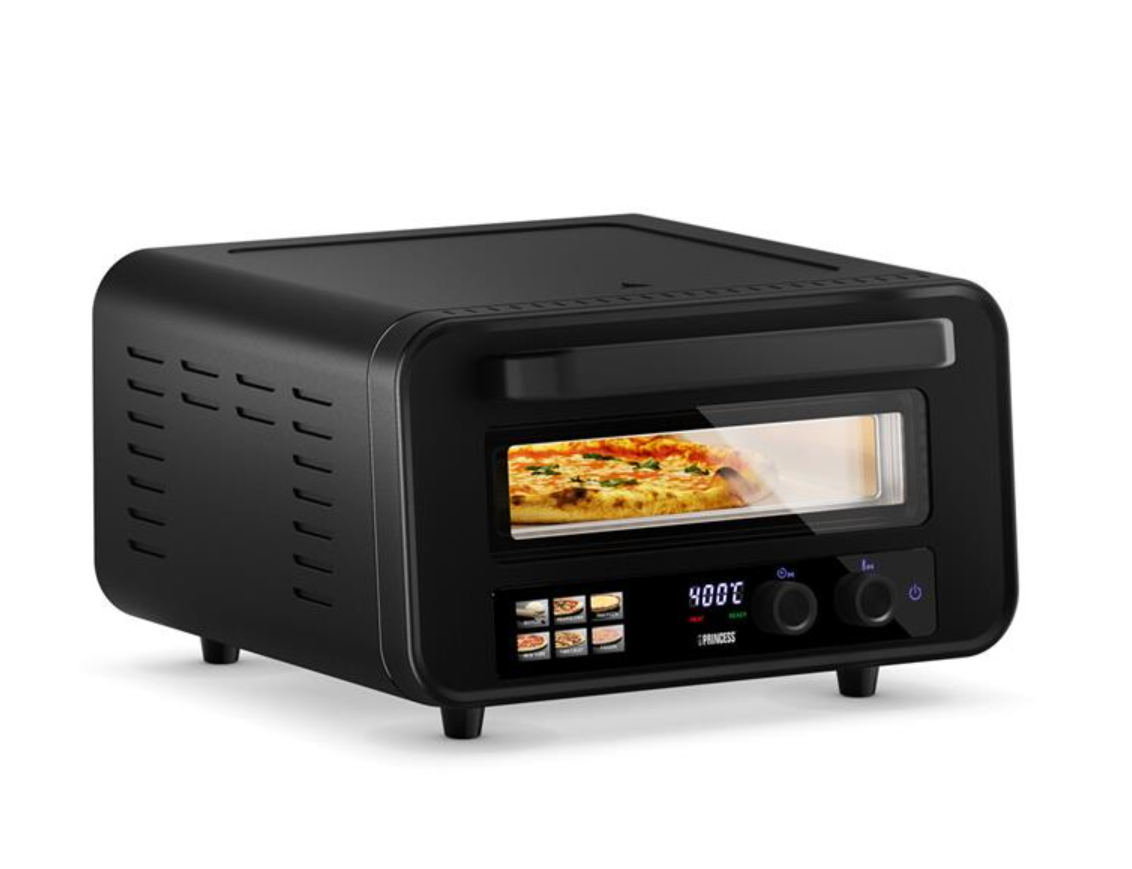 Princess Pizza Oven Pro Max 112700 - 400°C - 2100W - 32 x 31.8 cm - Zwart