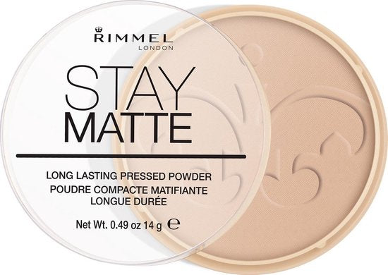 Rimmel London Stay Matte Geperste Poeder - Zijdeachtig Beige - Beige