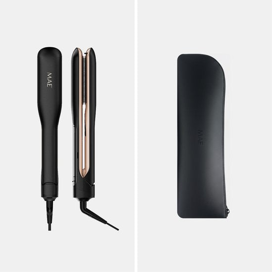 MAE® Steam Straight - Stijltang met Stoom - Professionele Stoomstijltang - zwart
