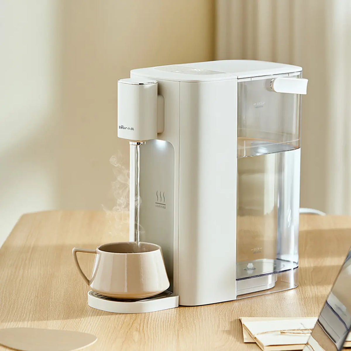 Bear YSJ-E40T2 Warmwaterdispenser - 3 l - 6 Temperaturen - Wit