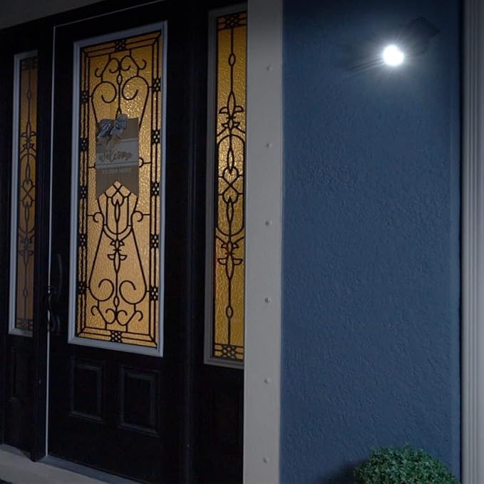 Panta Safe Light Solar LED - 8 high-power LEDs - up to 7.5 m range - weatherproof & robust - switch-off function - daylight sensor
