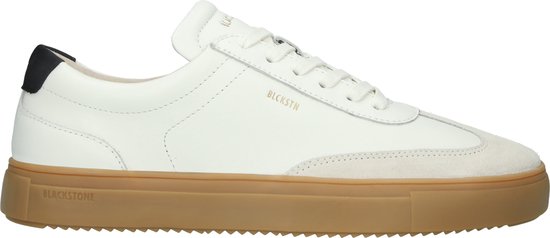 Blackstone SLATE HARPER - DG516 Wit Zwart - Sneaker (laag) - Heren - Wit - Maat: 45
