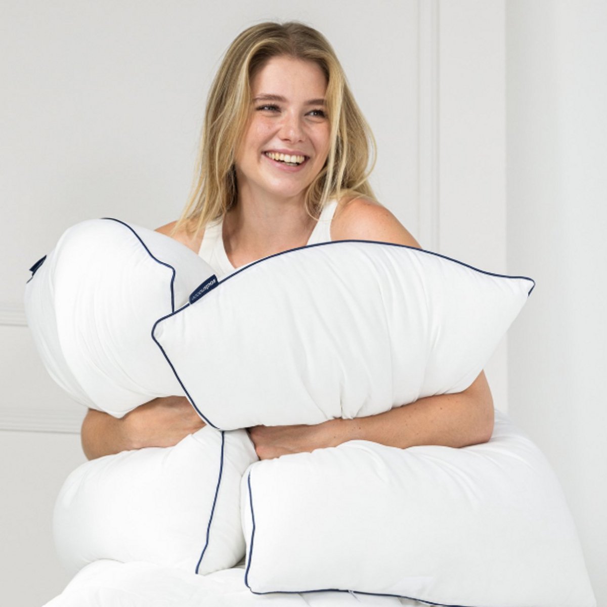 Soulsnooze Luxe Hoofdkussens – Set van 2 – 40x80 cm – Medium – Aanpasbaar & Anti-Allergie