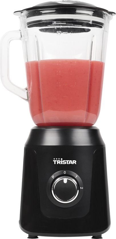 Tristar Blender 350W - BL-4482 - 1L - Smoothiemaker en ijscrusher - Zwart