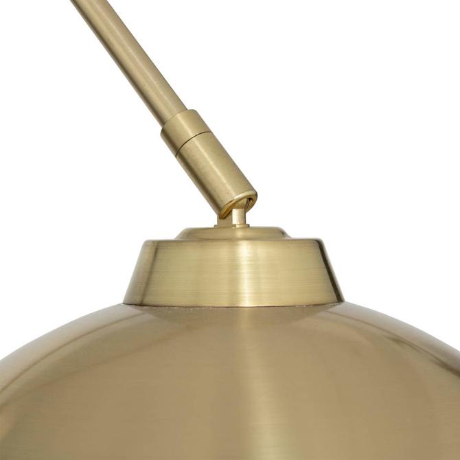 Atmosphera Floris Gebogen Booglamp Goud - Vloerlamp H177 cm