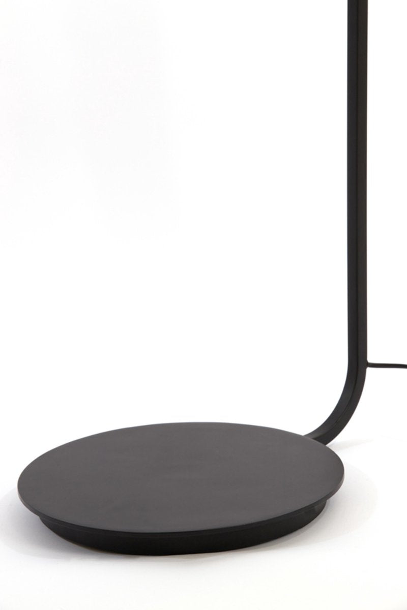 MARENO Vloerlamp – 164 cm – Mat Zwart – Stijlvolle Staande Lamp voor Woonkamer of Slaapkamer