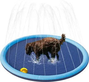 Yaheetech Hondensproeimat 170 cm – opvouwbaar, antislip, blauw