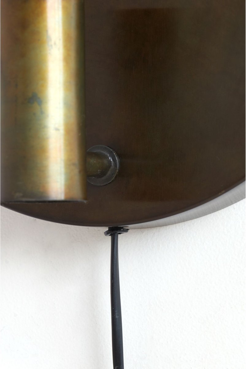 Light & Living Wandlamp Disc Goud Ø30cm x 11cm – Luxe Wandverlichting voor Binnen