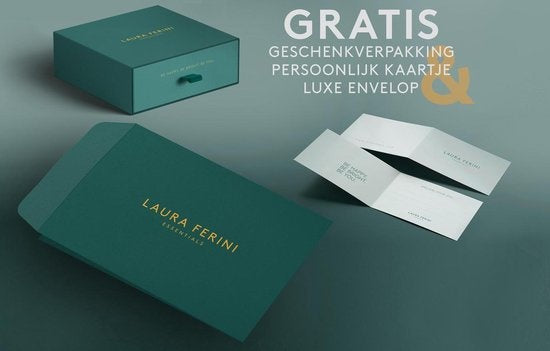 Laura Ferini Dames Ketting Collegato Zilver - Zilverkleurige Schakelketting Met 3 Lagen - 18K Witgoud Verguld - Halsketting - Collier - Sieraad - Accessoires - Dames Ketting Met Lagen