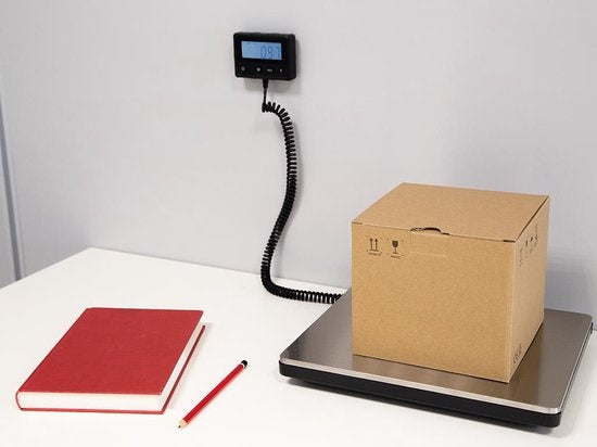 Perel Digitale postweegschaal met extern display, 100kg/10g, usb-c, energiezuinig