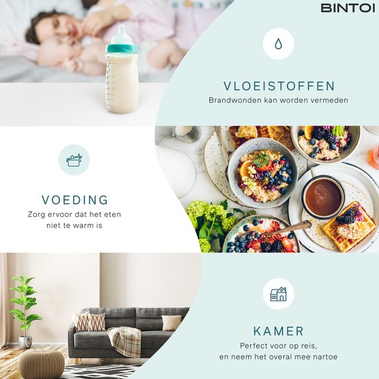 Bintoi® X100 Digitale Thermometer – Oor & Voorhoofd – Infrarood – Snelmeting 1 Seconde