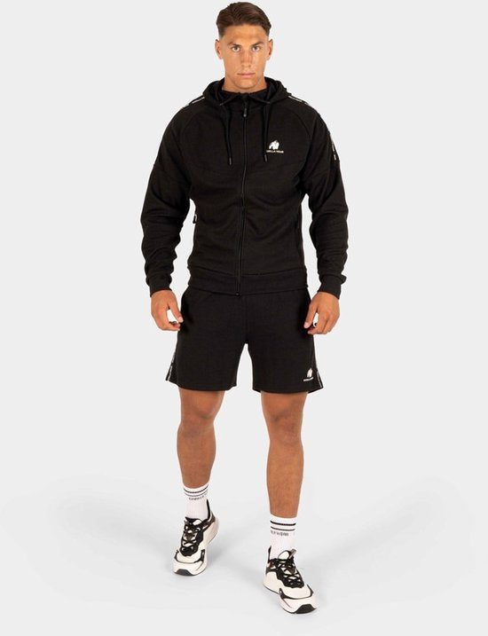 Gorilla Wear Harvey Trainingsjas - Zwart - L