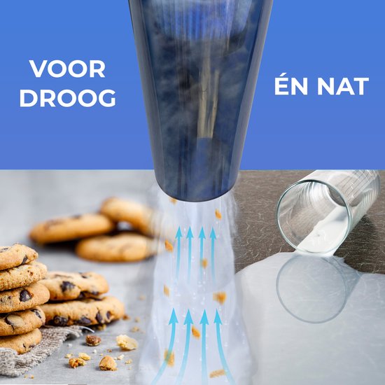 TTD® Premium Autostofzuiger Draadloos met Luxe Opbergtas - Extra Krachtig 14.000 Pa - Nat & Droog - Inclusief 2 Premium HEPA-filters - Draadloze Kruimelzuiger - Stofzuiger voor Auto - Handstofzuiger - Kruimeldief