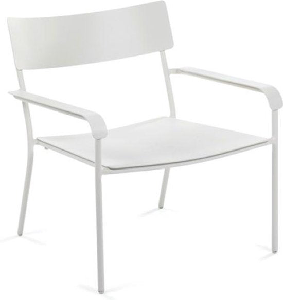 Serax Loungestoel Buiten - Aluminium - Vincent van Duysen - 64 x 60 x 70 cm - Wit