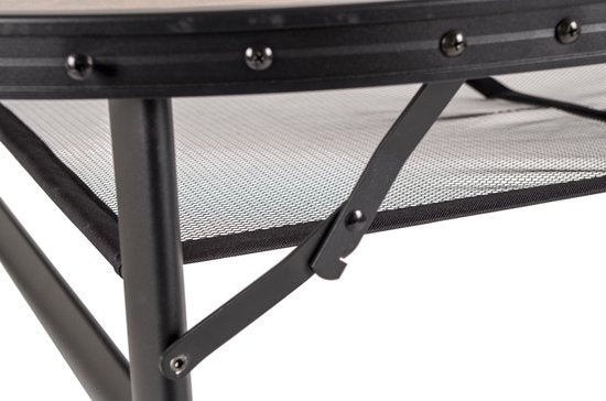 Bo-Camp - Industrial - Tafel - Woodbine - Ovaal - Koffermodel - 150x80 cm
