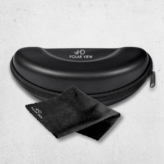 TelSell HD Polar View Zonnebril , 2x zwart, 1x bruin - Unisex - Gepolariseerde Zonnebril - met 1x hardcover opberghoesje